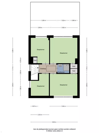 Floorplan - Napoleonbaan Noord 124, 6163 VH Geleen